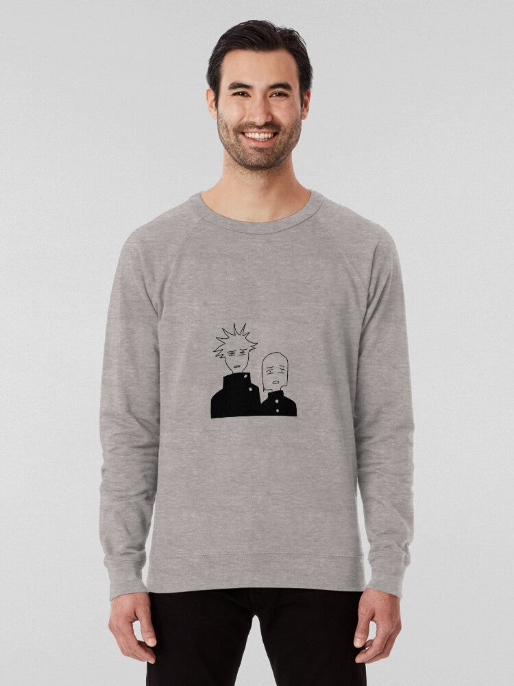 Confusion Aesthetic Minimalist Lightweight Anime Crewneck