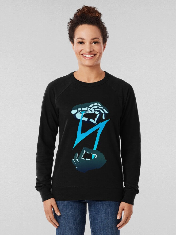 Hands of Time Twist of Fate Art Lightweight Sweatshirt