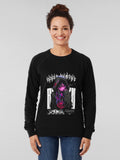 Inner Demons Anime Girl Gothic Art Lightweight Sweatshirt Black