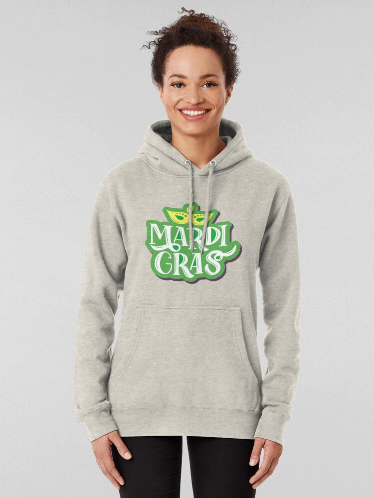 2026 Mardi Gras Celebration Costume | Festive Party Pullover Hoodie