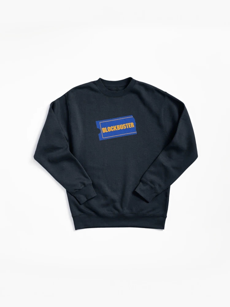 Vintage Blockbuster Video Logo Pullover Sweatshirt