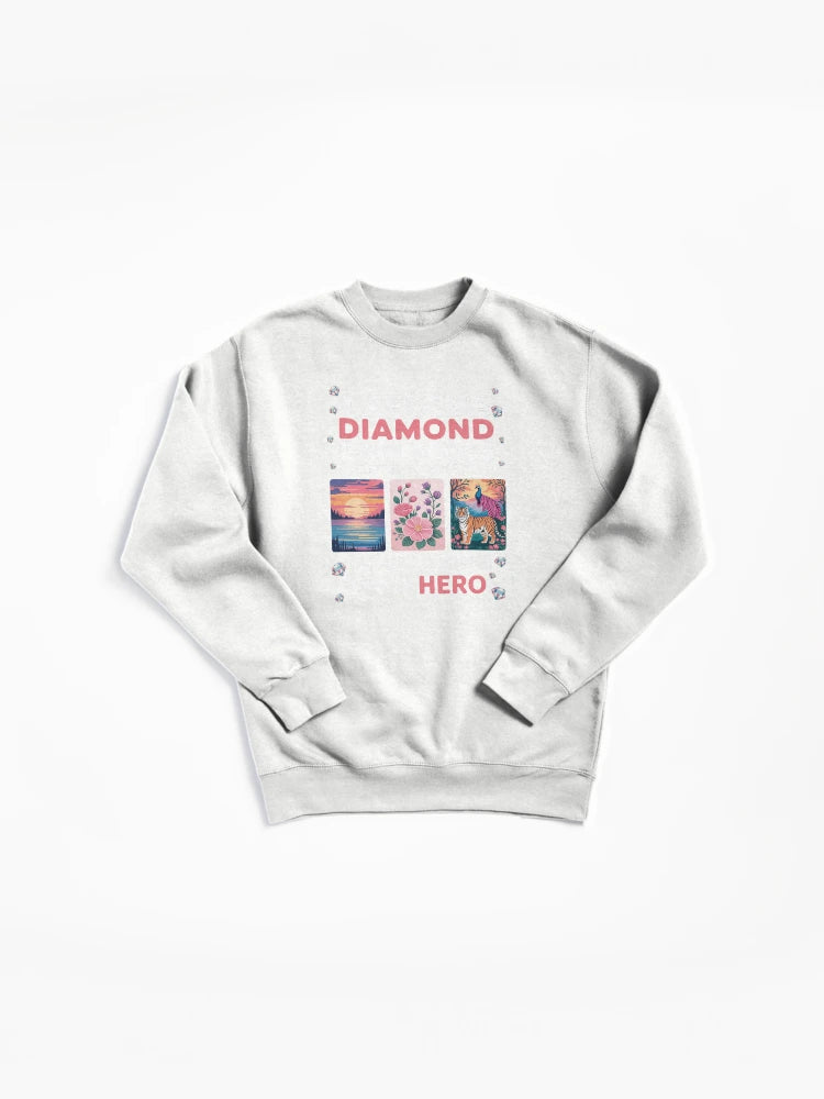 Artistic Diamond Painting Enthusiast Pullover Sweatshirt
