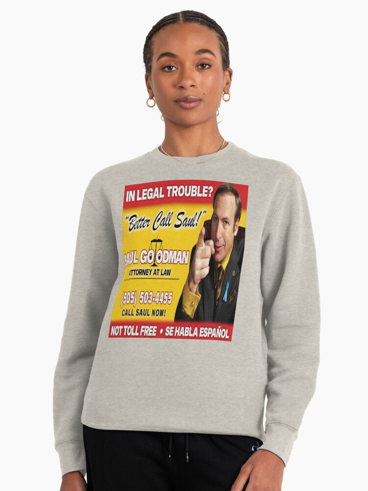Better Call Saul TV Show Fan Pullover Sweatshirt Oatmeal Heather